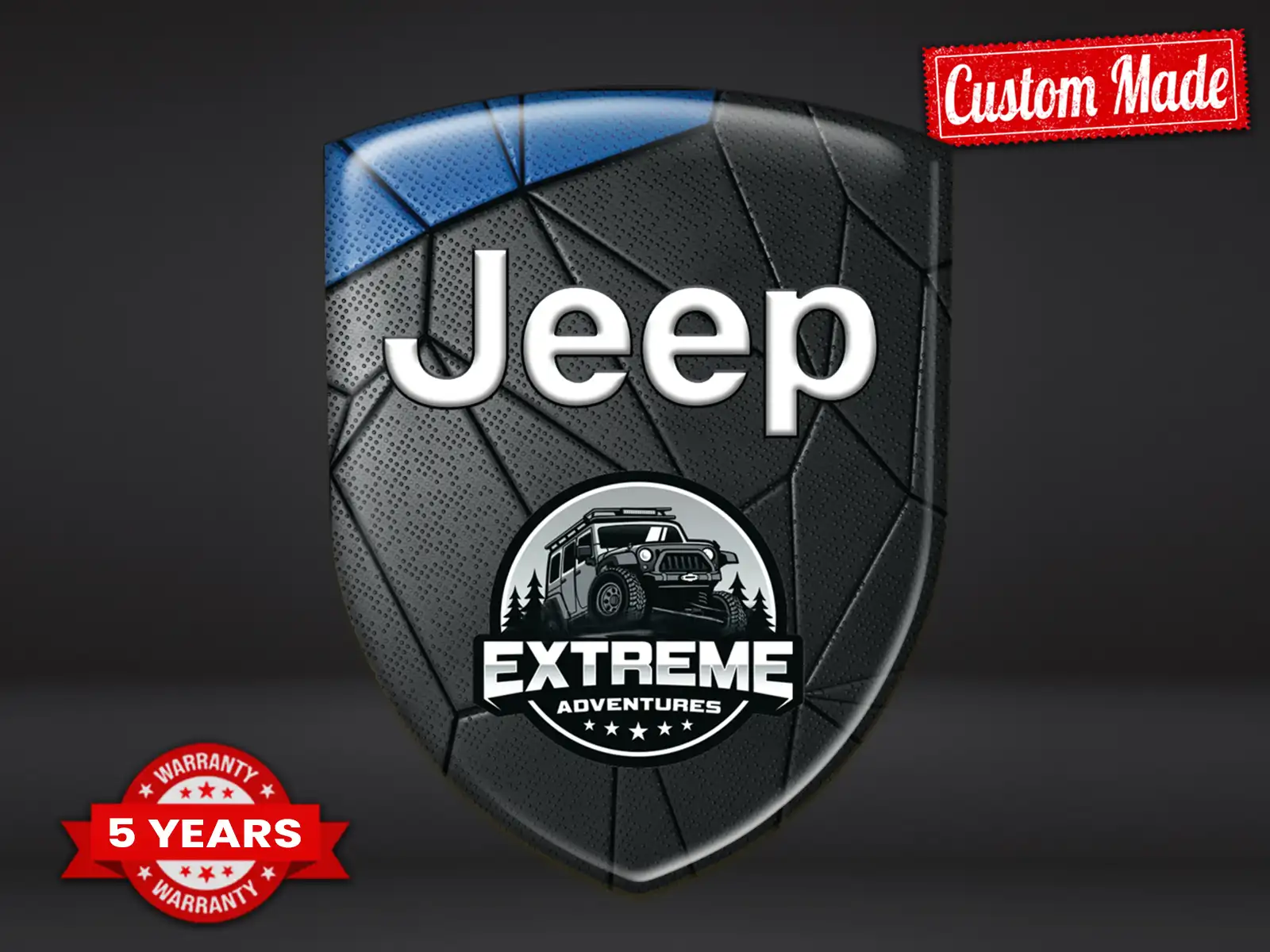 Jeep Kuppelaufkleber Feinkorn Premium Max Robust